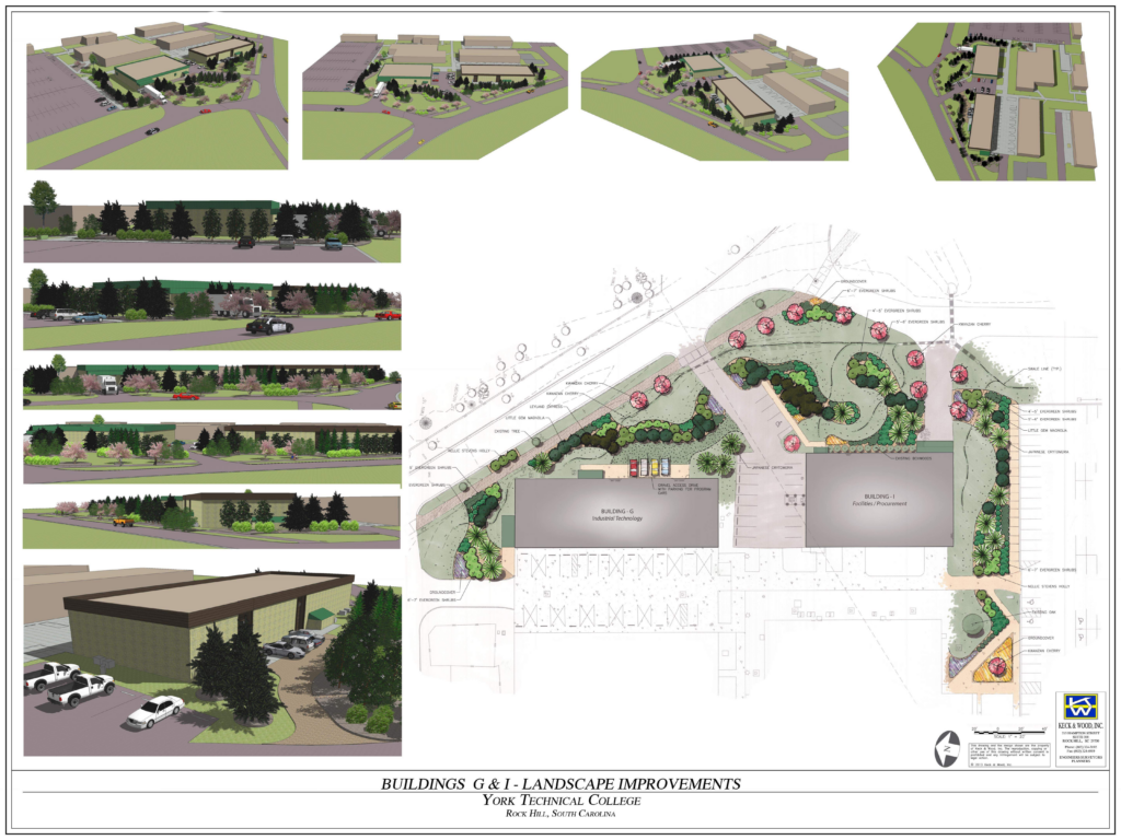 York Tech Landscape Imp Bldgs G&I Illustrative