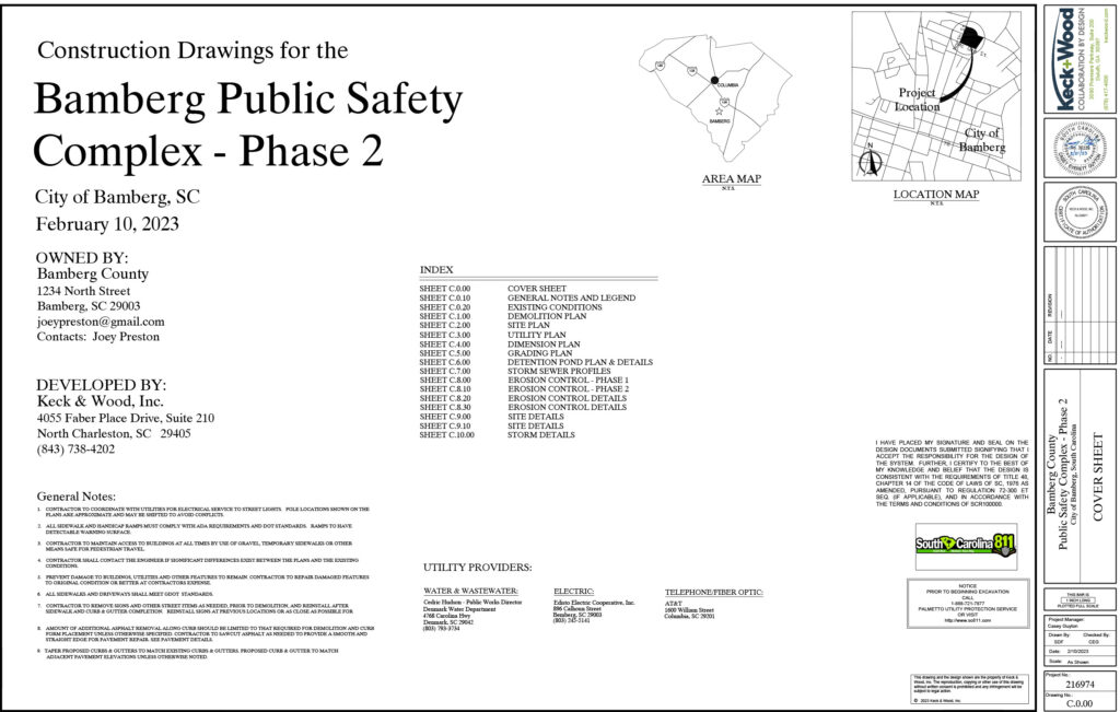 Bamberg Public Safety Complex Phase 2 - Approved Plans-1