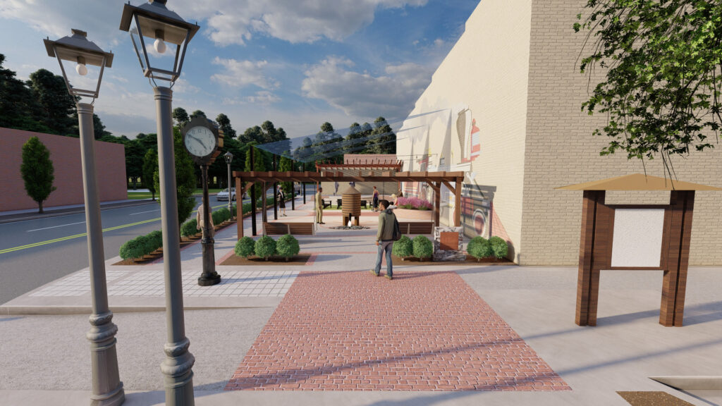 Updated Clover Streetscape Plaza_5 - Photo